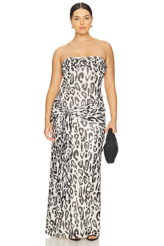 view 2 of 6 Rosalie Maxi Dress in Stark Leopard