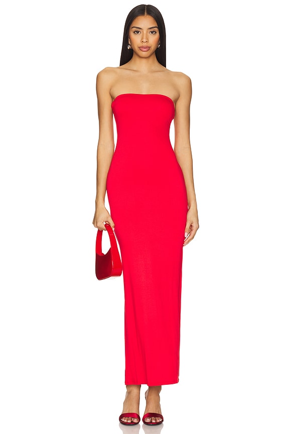 view 1 of 6 Dunn Dress in Risky Red