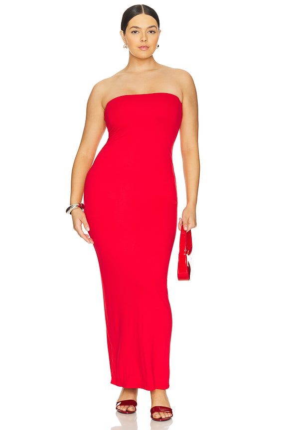 view 2 of 6 Dunn Dress in Risky Red