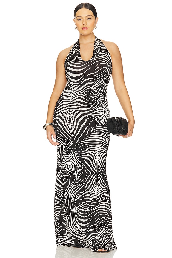 view 2 of 6 ROBE RUE in Zebra Swirl