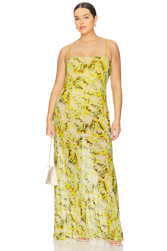 view 2 of 6 MAXIVESTIDO SHEA in Lime Wing