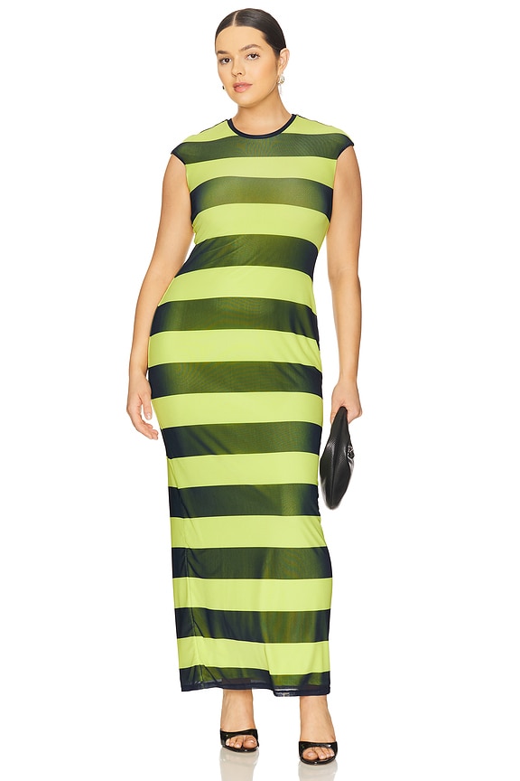 view 2 of 6 MAXIVESTIDO CODY in Lime Rugby