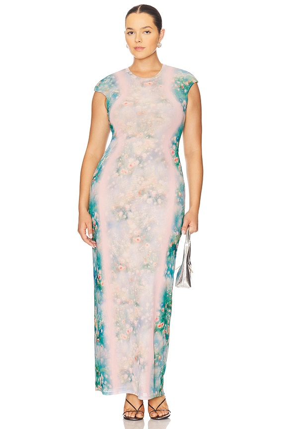 view 2 of 6 Cody Dress in Placement Fog