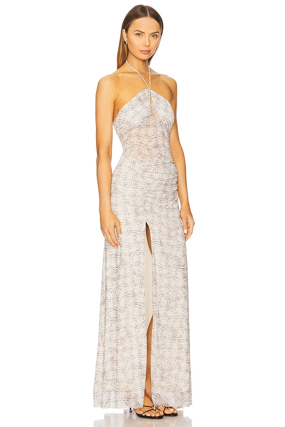 view 2 of 3 Britta Dress in Lace Plaid