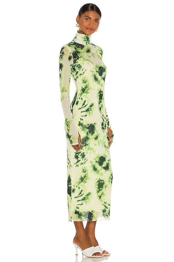 view 2 of 3 SHAILENE 원피스 in Lime Green Tie Dye