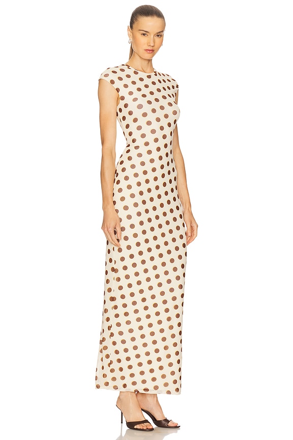 view 2 of 3 Cody Dress in Gold Halo Dot