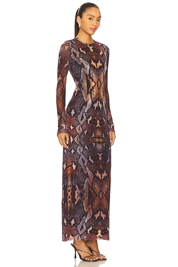 view 2 of 3 Didi Maxi Dress in Umber Snake