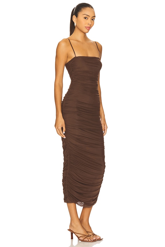 view 2 of 3 Hazel Midi Dress in Espresso