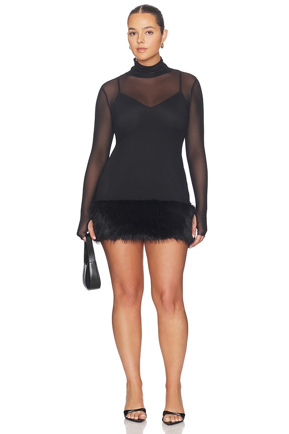 view 2 of 6 VESTIDO SAIGE in Noir