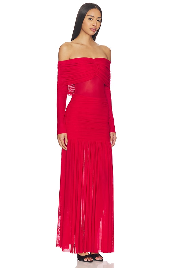 view 2 of 3 Emmeline Dress in Kiss Red