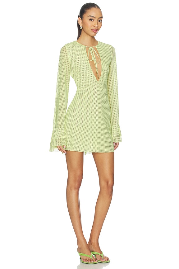 view 2 of 4 ПЛАТЬЕ KORI in Citrus Pin Dot