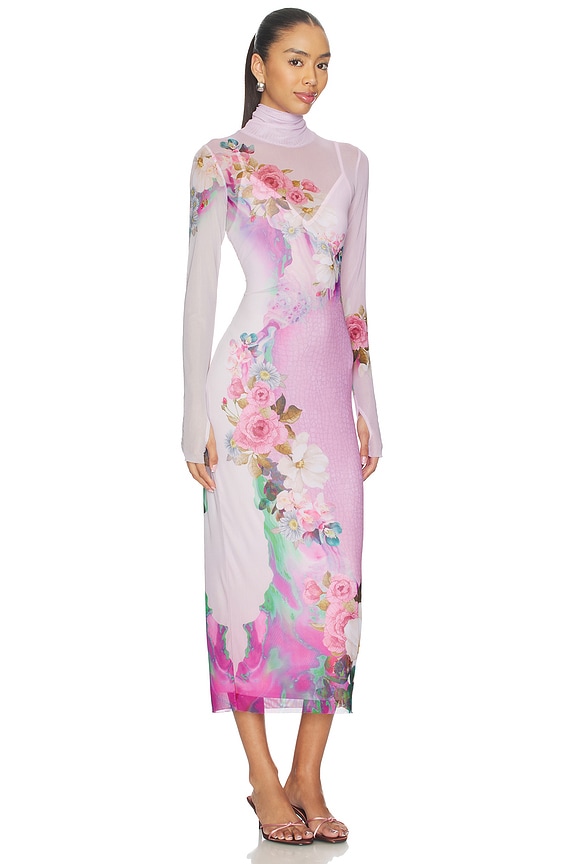 view 2 of 3 Shailene Dress in Marble Floral