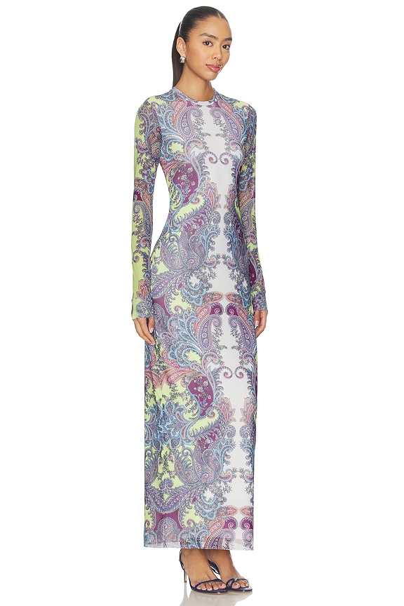 view 2 of 3 Didi Dress in Citrus Paisley