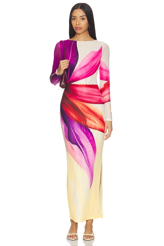 view 2 of 4 Phyll Dress in Lemon Lotus