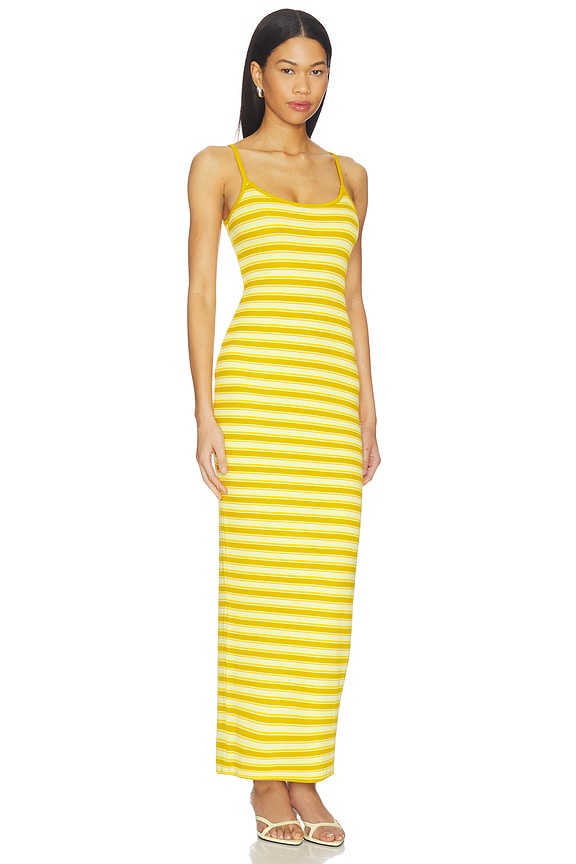 view 2 of 4 VESTIDO ASHLYN COZY RIB in Limelight Stripe