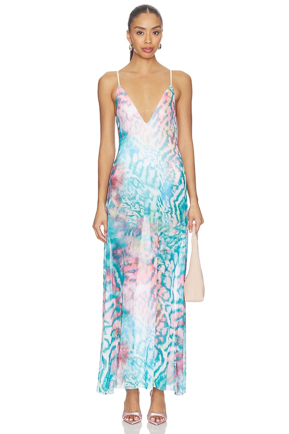 view 1 of 3 Rivka Dress in Pastel Animal