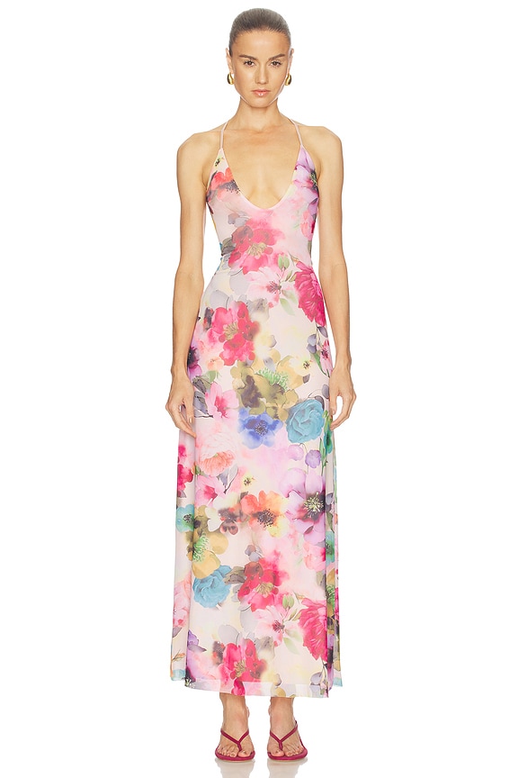 view 1 of 3 ROBE ROMY in Watercolor Blossom