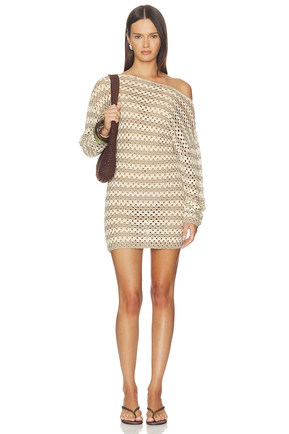 view 1 of 3 ROBE SAMANTHA in Dune Stripe