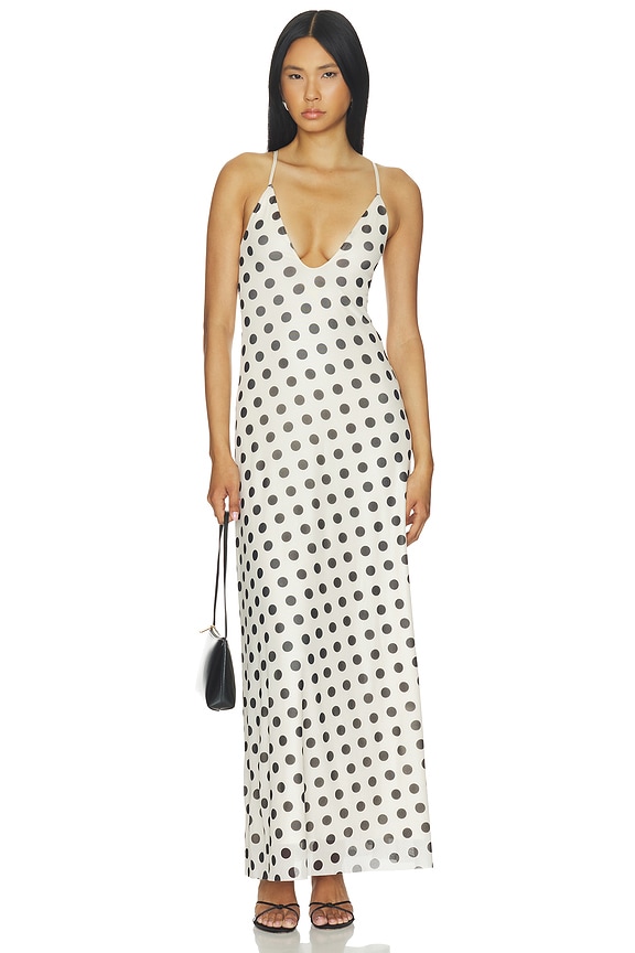 view 1 of 3 ROBE ROMY in Antique Cream Dot