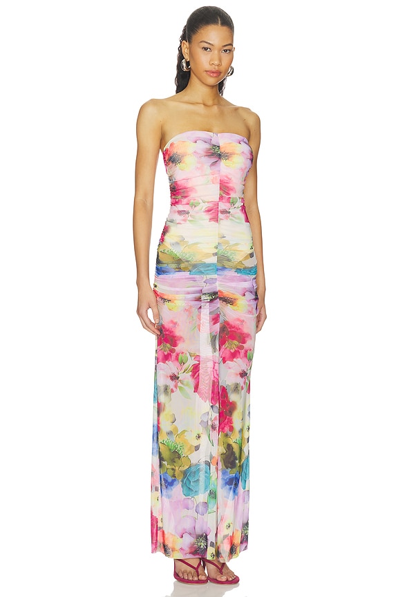 view 2 of 3 Sunndy Dress in Watercolor Blossom
