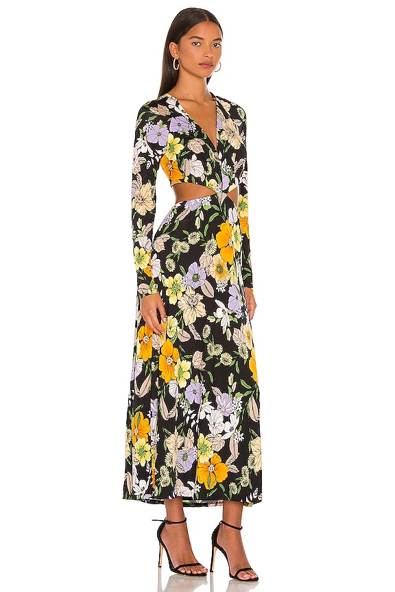 view 2 of 3 Assi Dress in Noir Vintage Floral