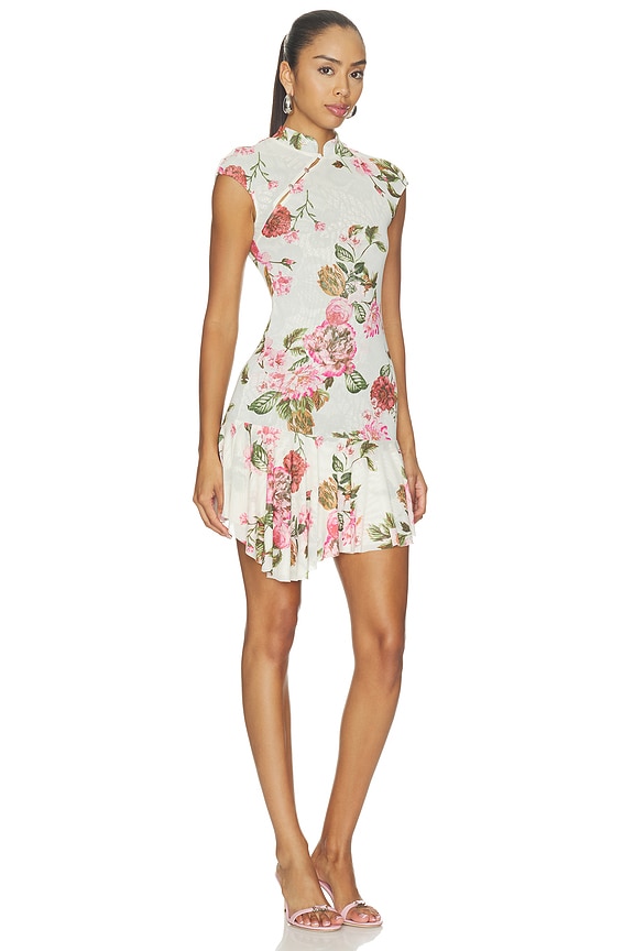 view 2 of 3 Lorraine Dress in Layered Roses