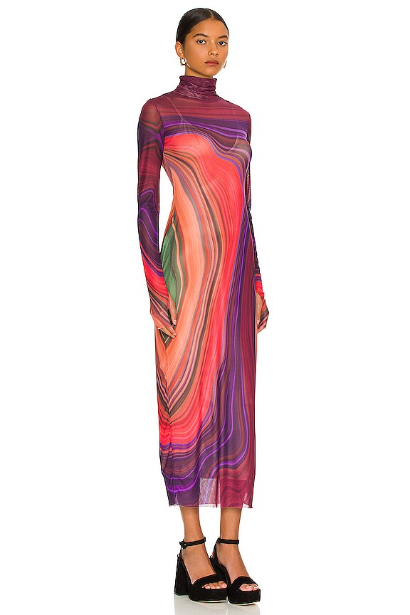 view 2 of 3 ROBE SHAILENE in Abstract Rouge Wave