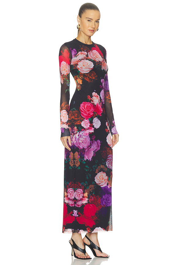 view 2 of 3 Didi Dress in Violet Roses