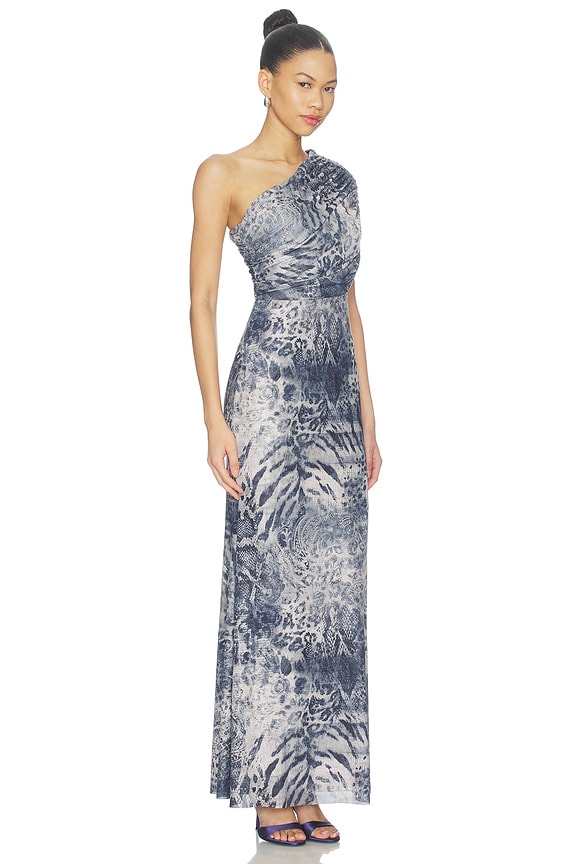 view 2 of 4 Mirabel Dress in Patchwork Animal