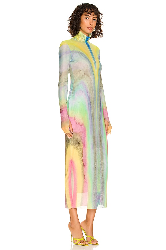 view 2 of 3 ROBE MI-LONGUE SHAILENE in Multi Watercolor