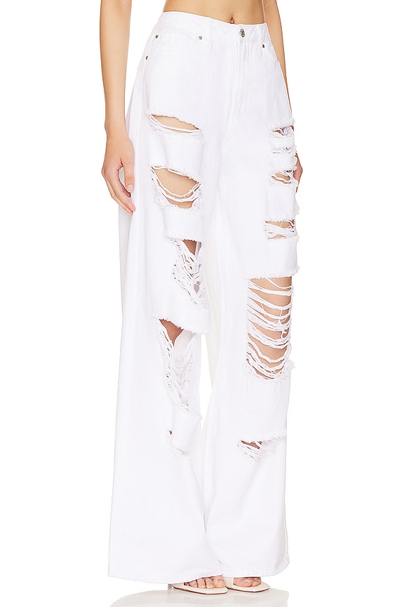 view 2 of 4 Wylder Ultra Wide Leg Jean in Bright White