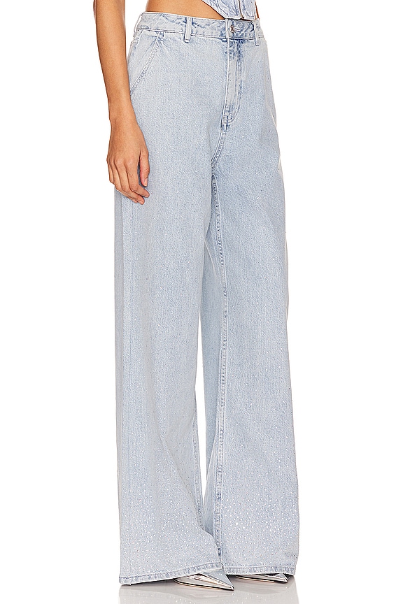 view 2 of 5 PIERNA ANCHA RONNY in Crystal Blue Wash