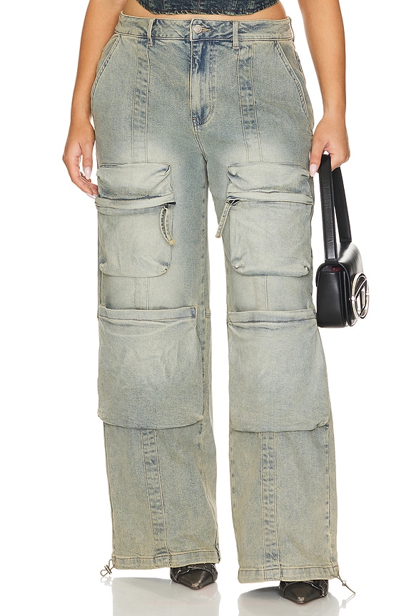 view 2 of 10 Collins Cargo Jeans in Mellow Tint Wash