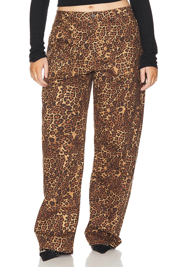 view 2 of 11 JEANS CON PERNERA ACAMPANADA RHETT in Rock Leopard