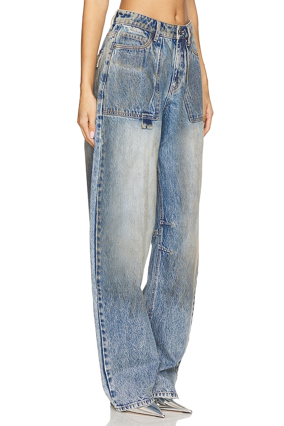 view 2 of 6 Rhett Carpenter Barrel Pant in Dusty Tint Wash
