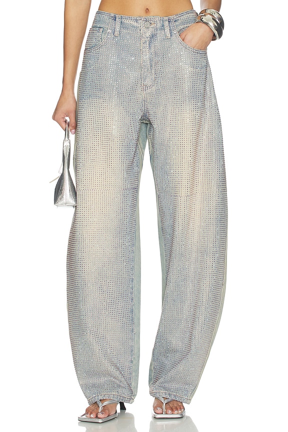 view 1 of 6 Prescott Barrel Jeans in Dirty Grunge Wash