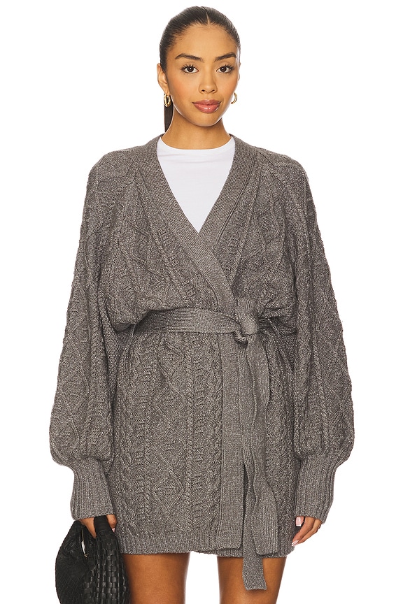 view 2 of 5 Bartow Knit Cardigan in Heather Grey