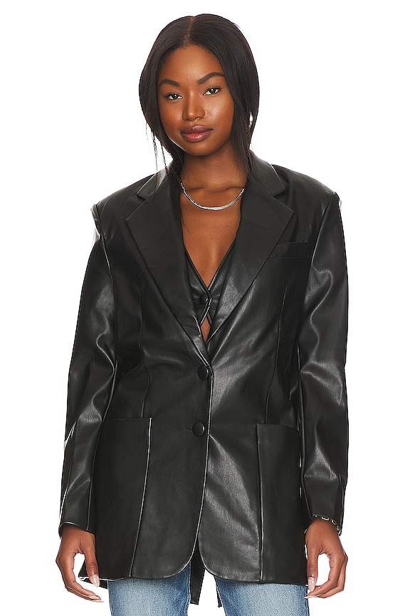 view 2 of 5 VESTE AGNES in Noir