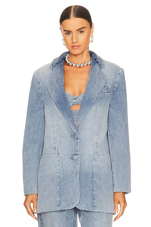 view 2 of 5 Agnes Blazer in Lancer Wash