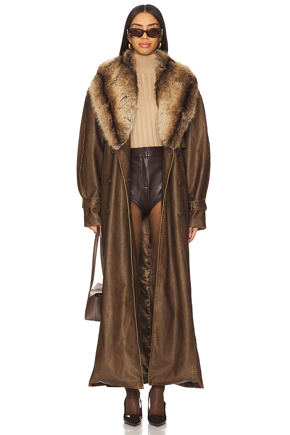 view 2 of 4 Saint Trench in Washed Brown