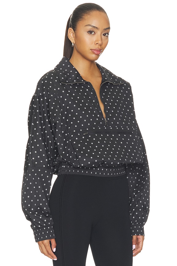view 2 of 5 Virgo Half Zip Pullover in Noir Micro Dot