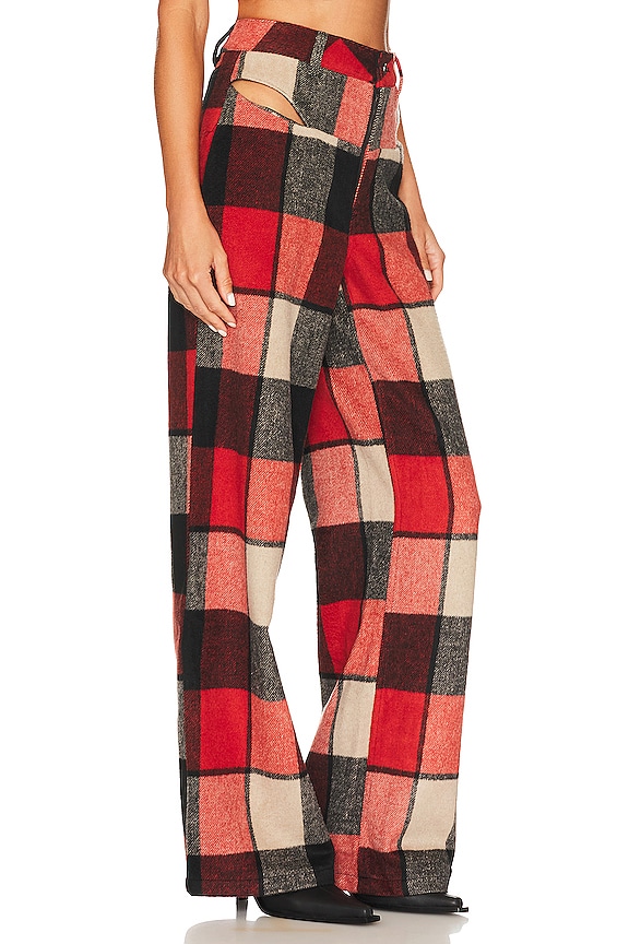 view 2 of 4 PIERNA ANCHA WILLIS in Plaid