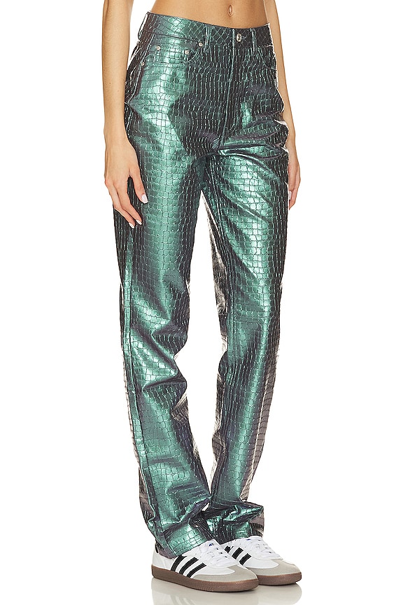 view 2 of 5 PIERNA RECTA HESTON in Mermaid Iridescent