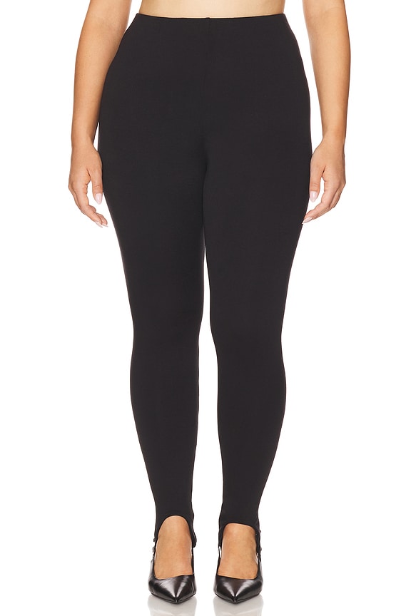 view 2 of 11 Jasmine Stirrup Pant in Noir