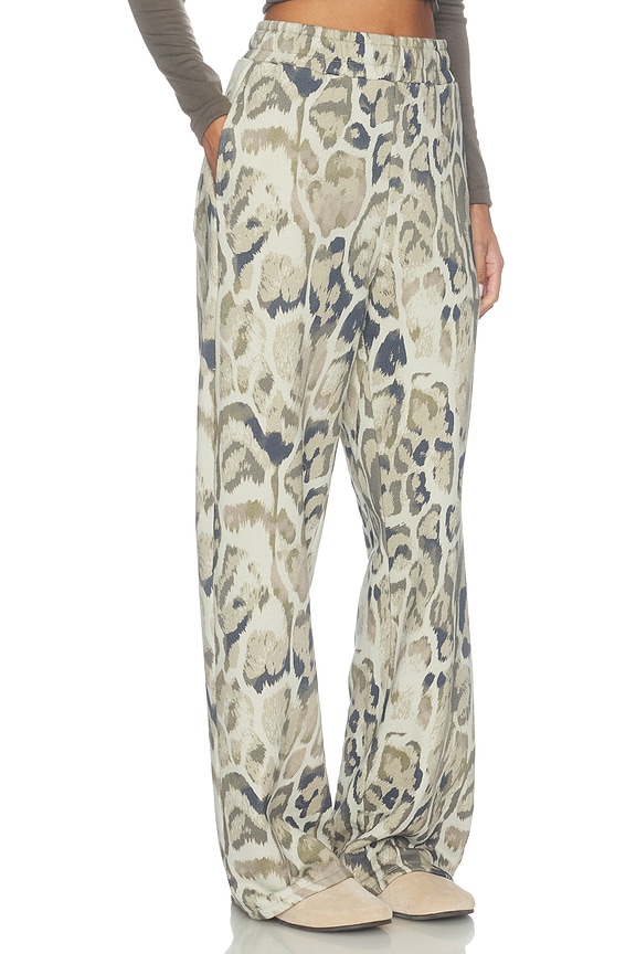 view 2 of 6 PANTALÓN FINELY FRENCH TERRY in Twill Leopard