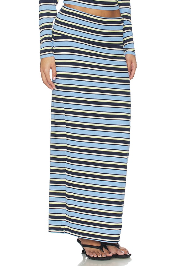 view 2 of 6 Esin Skirt in Iris Stripe