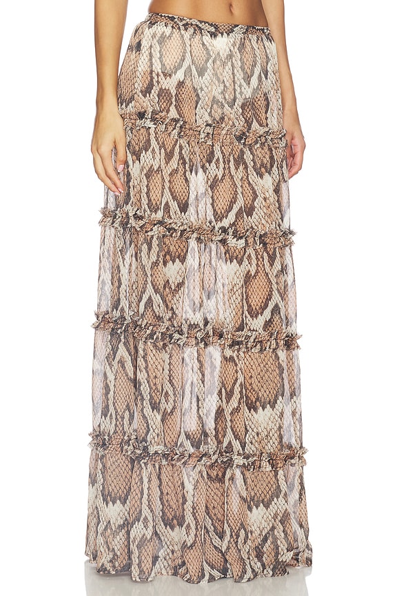 view 2 of 6 Sabina Skirt in Natural Snake