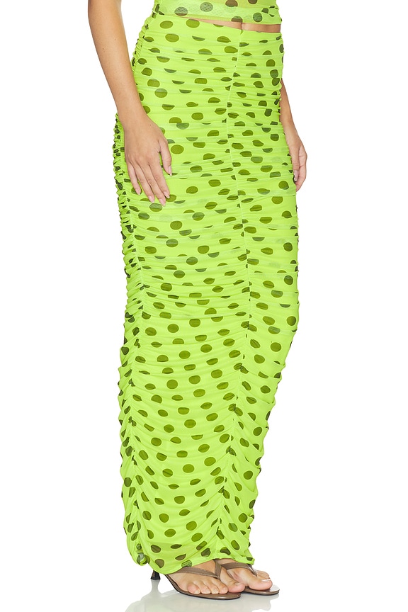view 2 of 6 FALDA JOSIE in Wild Lime Dot