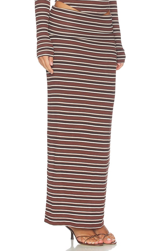 view 2 of 6 JUPE ESIN COZY RIB in Chocolate Stripe