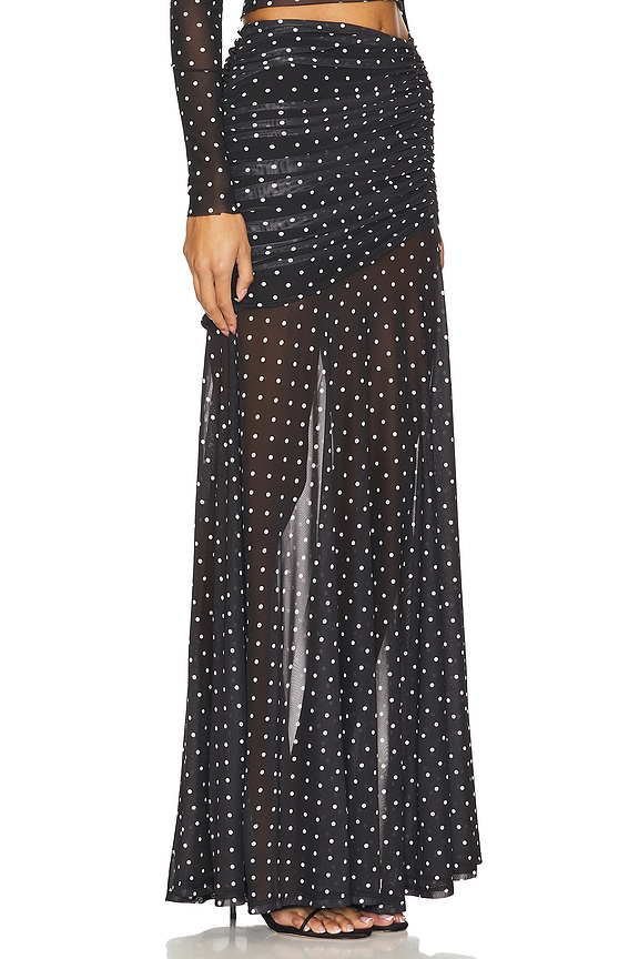 view 2 of 6 Leroy Skirt in Noir Dot